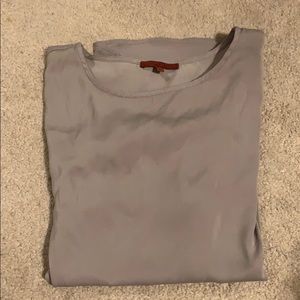 Grey silk tunic